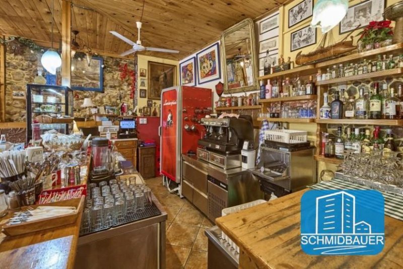 Agia Galini Kreta - Restaurant mit Zimmer und Laden im Herzen von Agia Galini Gewerbe kaufen